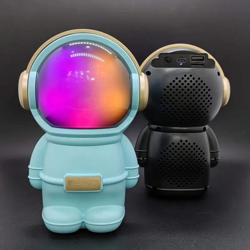 Astronaut Shaped Bluetooth Speaker With Rgb light